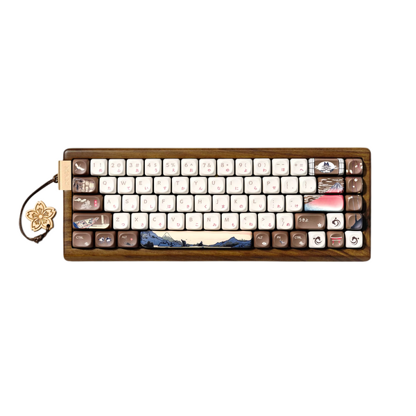 XVX MU68 FujiWave Wooden Mechanical Keyboard