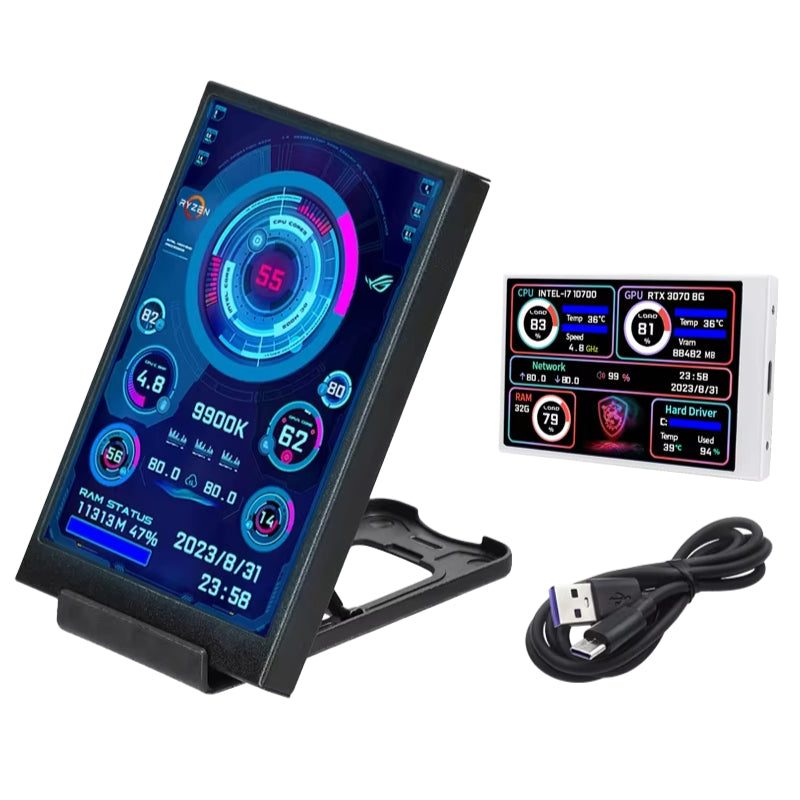 TURZX 3.5-inch IPS USB Secondary Screen for PC