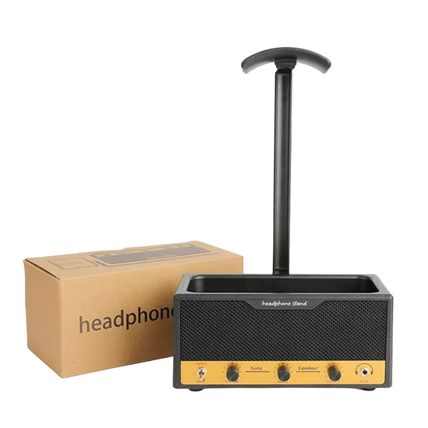 Vintage Guitar Amp Headphone Stand & Desk Organizer